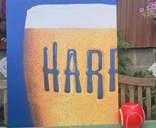 Large Harp Lager Sign
