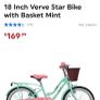 18 inch verve bike with basket Image 9