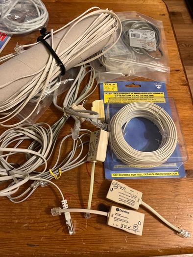 Modem and phone cables