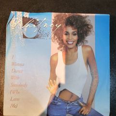 Whitney Houston I Wanna Dance With Somebody picture sleeve 7 inch vinyl