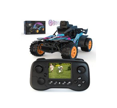 RC Car with Camera, RC Truck, Remote Control Car, 2.4GHz 2.8 Screen, 60 Adjustable Camera, Live Video