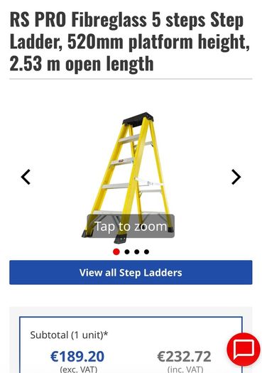 Washer and ladders