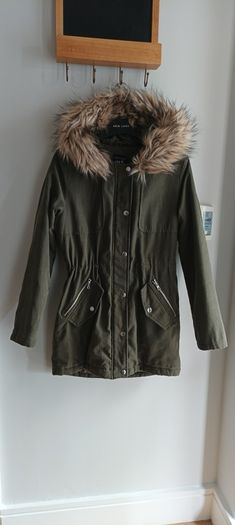 New Look Parka girl hooded jacket Age 10-11