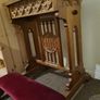 Antique Gothic Oak Prayer Bench Kneeler Stool Image 3