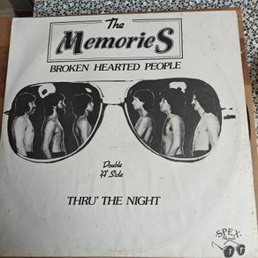 The Memories, Broken Hearted People  12",  Irish Rock Pop