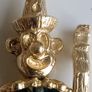 Vintage 9ct gold articulated clown pendant 6.24g Image 4