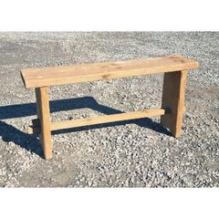 Rustic Wooden Bench Small KAS1389