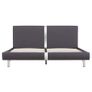 Bed Frame Grey Faux Leather 150x200 cm Image 3