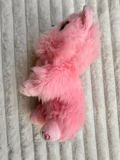 Scruff A Luvs Pink Puppy Dog Cat Kitten Plush Moose approx. 23 cm. Used Please see photos