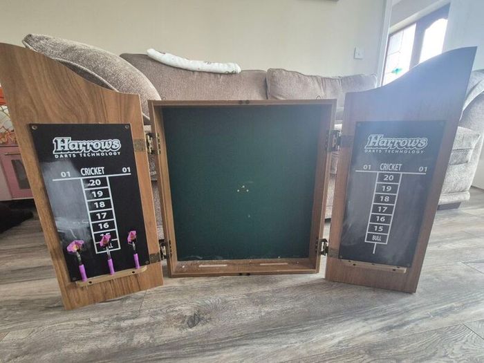 Harrows darts cabinet