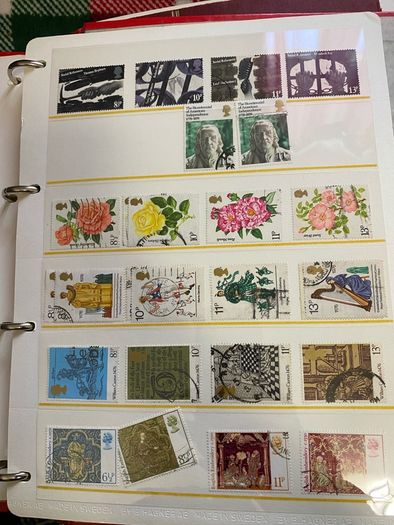 2 vintage stamp books