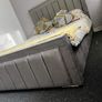 Brand New Framed Beds With Optional Gaslift Ottoman Storage,&  Tufted Sprung Memory Foam Mattresses Instock Image 3