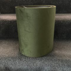 New Cylindrical Green Velvet Table Lamp Shade