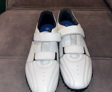 Lonsdale Fulham Leather Trainers White UK 10