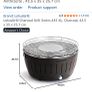 Genuine LotusGrill XL Charcoal BBQ + Original Folding Stand + Carry Bags Image 10