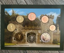 2005 Ireland Central Bank Uncirculated Coin Set Heywood Gardens, Co. Laois.