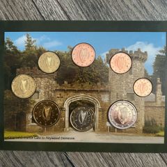 2005 Ireland Central Bank Uncirculated Coin Set Heywood Gardens, Co. Laois.