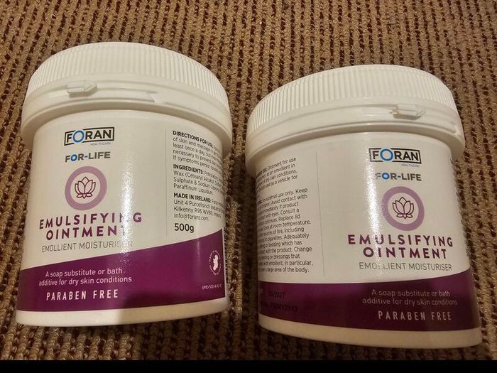 Two Brand New Sealed Foran For- Life Emulsifying Ointment 500g Each