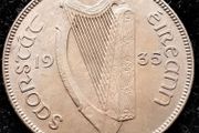 [#314] - Ireland 1935 | Irish 1d | Irish One Penny | KM.3 | High Grade