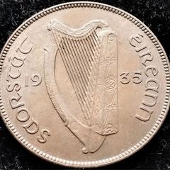 [#314] - Ireland 1935 | Irish 1d | Irish One Penny | KM.3 | High Grade