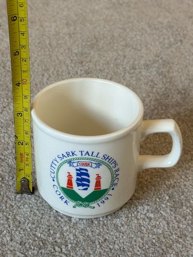 Vintage 1991 Cutty Sark Tall Ships Race Cork Mug