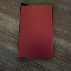 Credit card holder with rfid blocker