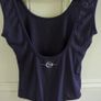 The class navy cotton bodysuit Image 2