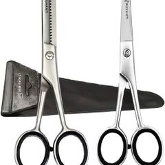 Professional Hair Cutting Scissors Kit/Thinning Shears/Barber/Hair Scissors Tools Set 6.5" Premium Japanese Stainless Steel Texturing Scissor/Thinning Scissors/Barber Scissors for Men/Women