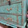 Set of Chest of Drawers with Mirror and 2 Lockers Image 4