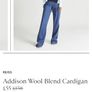 Reiss - Addison Cardigan - Wool Blend - Navy Light Blue - UK 8 - BNWT RRP 160 Image 5