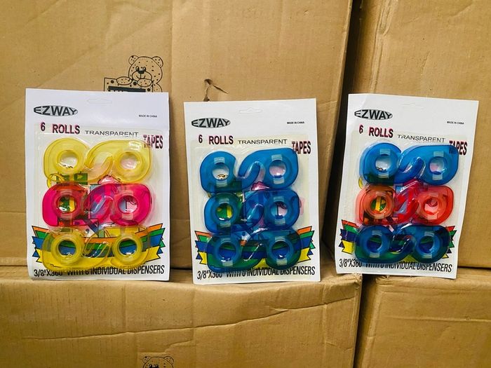 Street Traders - 23 Cartons - 3500 Packs Of Sellotape - 6 Rolls Per Pack