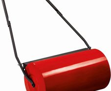 Garden Roller For Lawns -- 57cm Wide, Heavy Duty Coated Metal 46L Drum, Sand or Water Filled Grass Roller -- Lawn Roller For Smooth, Bump Free Grass