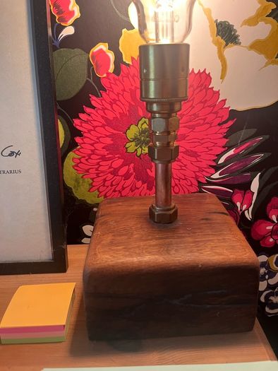 Copperfish Block Lamp