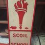 Irish MECo Cast Iron Road Sign Image 2
