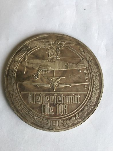 WW2 German coin ME 109