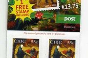 2011 Ireland Christmas Commemorative Stamp Booklet Mint Never Hinged (MNH)