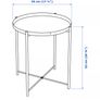 2 x Gladom black tray tables Image 2