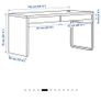 Micke Ikea white desk Image 5