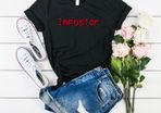 Among Us T-shirt, Impostor Shirt / Long Sleeve / Hoodie / Kids Shirt Impostor T-Shirt, Imposter Shirt, Among Us