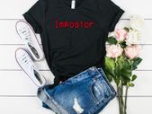Among Us T-shirt, Impostor Shirt / Long Sleeve / Hoodie / Kids Shirt Impostor T-Shirt, Imposter Shirt, Among Us