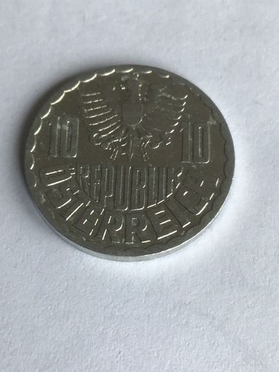 1979 Austria 10 Groschen coin