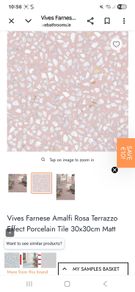 pink terrazzo tiles