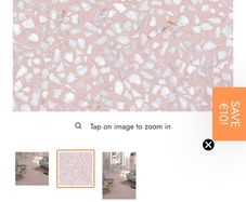 pink terrazzo tiles