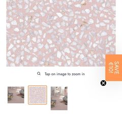 pink terrazzo tiles