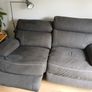 three seater sofa with double recliners Image 4