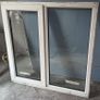 White pvc window 114 x114cm Image 2