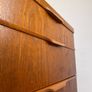 Mid Century Austinsuite Teak Tallboy Chest of Drawers Image 5