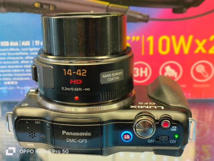 Touch Screen Panasonic LUMIX DMC-GF5K 12.1MP Digital Camera w/ 14-42mm Lens with Intelligent Auto (iA)