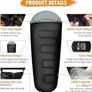 NEW SALE | Sleeping Bags - 3 Seasons Mummy Sleeping Bag for Adults & Kids, Lightweight with Compact Bag for Camping, Hiking, Backpacking, Travel, Outdoor Image 4