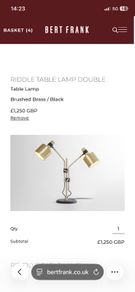 Bert frank table lamp